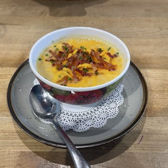 The Sage Mule - Baked potato soup - Breakfast & Brunch Near Me - Greensboro, North Carolina The Sage Mule - Baked potato soup - Breakfast & Brunch Near Me - Greensboro, North Carolina