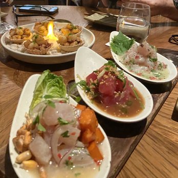 Osaka - Ceviche three ways and Scallops - Japanese Near Me - Miami, Florida Osaka - Ceviche three ways and Scallops - Japanese Near Me - Miami, Florida