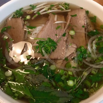 Calibasil Vietnamese Eatery - Pho with beef brisket and all fixings - Vietnamese Near Me - Beverly, Massachusetts