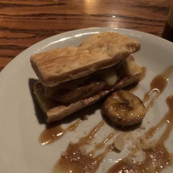 Amada - Milhojas - puff pastry with banana, bergamot, and hazelnut praline (Restaurant Week) - Tapas Bars Near Me - Philadelphia, Pennsylvania