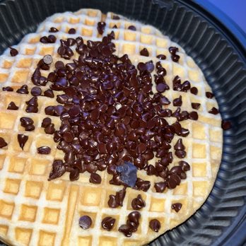 Waffle House - a waffle with chocolate chips - Breakfast & Brunch Near Me - Cumming, Georgia Waffle House - a waffle with chocolate chips - Breakfast & Brunch Near Me - Cumming, Georgia