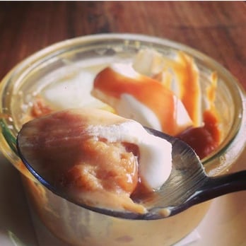 Gjelina - Butterscotch pot de crème ... ooh my word. This dessert was mesmerizing. My palette will never be the same again. - New American Near Me - Venice, California
