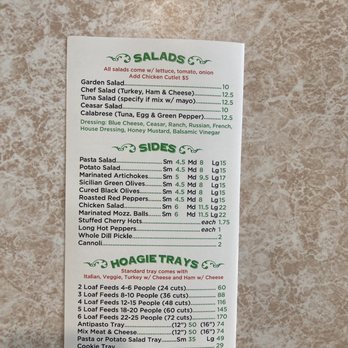 Antonio’s Deli - menu - Delis Near Me - Philadelphia, Pennsylvania Antonio’s Deli - menu - Delis Near Me - Philadelphia, Pennsylvania