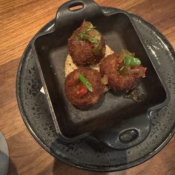 Meril - Crispy Boudin Balls - New American Near Me - New Orleans, Louisiana Meril - Crispy Boudin Balls - New American Near Me - New Orleans, Louisiana