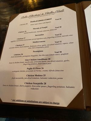 Menu photo 3 Gios Italian Kitchen Myrtle Beach, SC Menu photo 3 Gios Italian Kitchen Myrtle Beach, SC