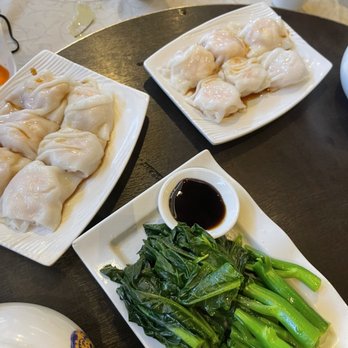 Dragon Beaux - Shrimp Rice Crepe Roll and Chinese Broccoli in Oyster Sauce - Dim Sum Near Me - San Francisco, California Dragon Beaux - Shrimp Rice Crepe Roll and Chinese Broccoli in Oyster Sauce - Dim Sum Near Me - San Francisco, California