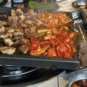K Team BBQ - Pork shoulder - Korean Near Me - Los Angeles, California K Team BBQ - Pork shoulder - Korean Near Me - Los Angeles, California