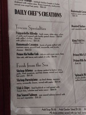 Menu photo 1 Time Square Diner Melbourne, FL