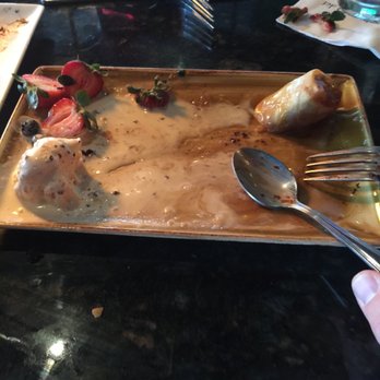 P.F. Chang's - These banana egg rolls are so gangster, I forgot to food post until nearly complete! - Chinese Near Me - Sandestin, Florida P.F. Chang's - These banana egg rolls are so gangster, I forgot to food post until nearly complete! - Chinese Near Me - Sandestin, Florida