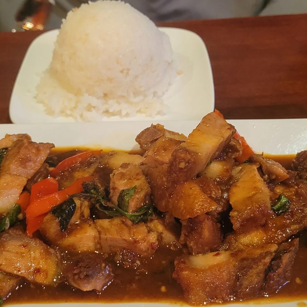 Ros Niyom Thai - Crispy Pork Belly - Thai Near Me - Round Rock, Texas Ros Niyom Thai - Crispy Pork Belly - Thai Near Me - Round Rock, Texas