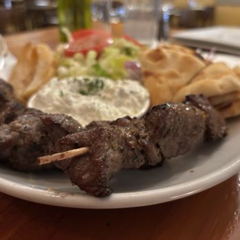 Greek City Restaurant - Lamb Souvlaki Platter - Greek Near Me - Ramsey, New Jersey Greek City Restaurant - Lamb Souvlaki Platter - Greek Near Me - Ramsey, New Jersey