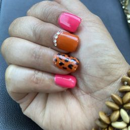 My nails ready for a wedding