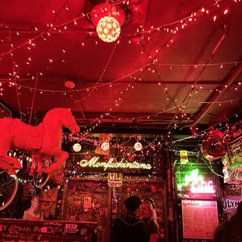 Montana - a bar with red lights and decorations - Dive Bars Near Me - Seattle, Washington Montana - a bar with red lights and decorations - Dive Bars Near Me - Seattle, Washington