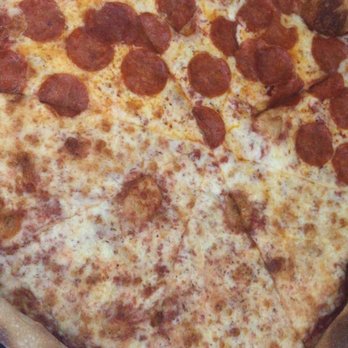 Sal's Pizza Bar - Half pepperoni half cheese.. really good - Desserts Near Me - West New York, New Jersey