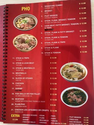 Menu photo 5 Pho Highland Highland, CA