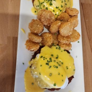 Lunakin Café - Salmon Benny - it's like a Benedict w/o the English muffin at the bottom. - Breakfast & Brunch Near Me - Las Vegas, Nevada Lunakin Café - Salmon Benny - it's like a Benedict w/o the English muffin at the bottom. - Breakfast & Brunch Near Me - Las Vegas, Nevada