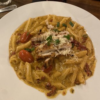 Bon Temps Grill - Blackened Chicken Pasta - perfect! - Cajun/Creole Near Me - Lafayette, Louisiana