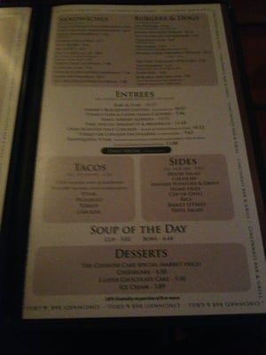 Menu photo 5 Cincinnati Bar & Grill El Paso, TX