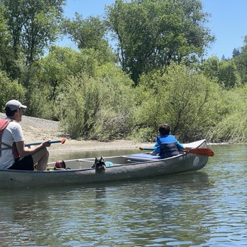 River's Edge Kayak and Canoe - Boat dog and our family having a great time - Rafting/Kayaking Near Me - Healdsburg, California