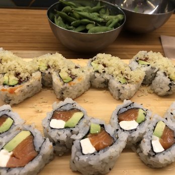 Komé - Dynamite Crunch Roll, Philly Roll, Edamame - Japanese Near Me - Austin, Texas Komé - Dynamite Crunch Roll, Philly Roll, Edamame - Japanese Near Me - Austin, Texas