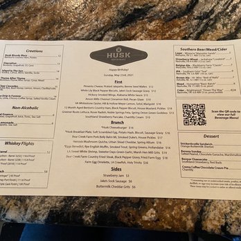 Husk - Menu 5/2021 - Southern Near Me - Nashville, Tennessee Husk - Menu 5/2021 - Southern Near Me - Nashville, Tennessee