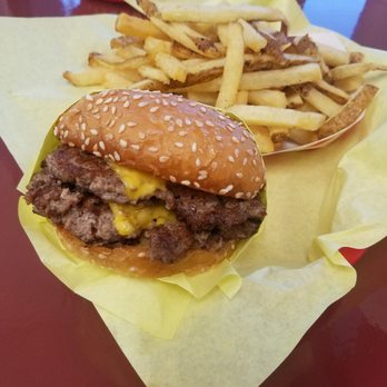 Sky Rocket Burger - Double burger with cheese (plain) with a regular side of fries. - Burgers Near Me - Dallas, Texas Sky Rocket Burger - Double burger with cheese (plain) with a regular side of fries. - Burgers Near Me - Dallas, Texas