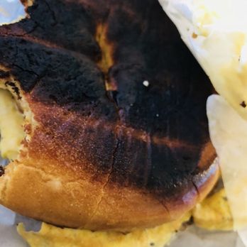 All Star Donuts - I asked them to toast more and they burned it hand it to me lolzzzz - Donuts Near Me - San Leandro, California