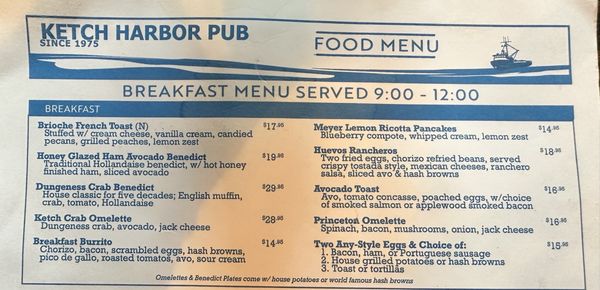 Menu photo 7 Ketch Harbor Pub Half Moon Bay, CA Menu photo 7 Ketch Harbor Pub Half Moon Bay, CA