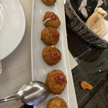 Taberna del Alabardero - Ham and goat cheese croquettes. - Spanish Near Me - Seville, SE