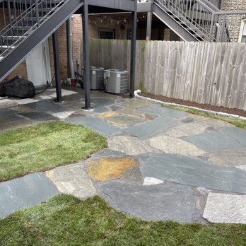 RLG Landscaping - Flagstone patio. - Landscaping Near Me - Berwyn, Illinois