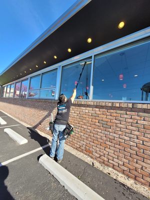 Window Washing - We started our business in Oct 2016 after working for a friend for a few years before, where we received training and experience. We started out doing some local restaurants and car dealerships, mostly commercial jobs, but then employees began asking for their home windows to be done, and then we added on residential cleaning Window Washing - We started our business in Oct 2016 after working for a friend for a few years before, where we received training and experience. We started out doing some local restaurants and car dealerships, mostly commercial jobs, but then employees began asking for their home windows to be done, and then we added on residential cleaning
