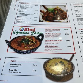 Bhoj Indian Cuisine - menu - Indian Near Me - Toronto, Ontario