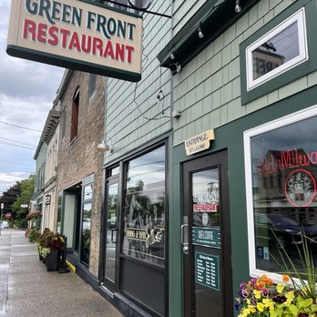 Green Front Restaurant - The outside of this historic restaurant - New American Near Me - Canandaigua, New York