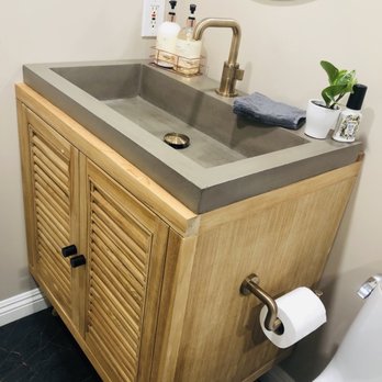 Deluxe Vanity and Kitchen - Brizo sink hardware, and Brizo tp holder. Vanity from Avanity. Sink from Native Trails. - Kitchen & Bath Near Me - Van Nuys, California Deluxe Vanity and Kitchen - Brizo sink hardware, and Brizo tp holder. Vanity from Avanity. Sink from Native Trails. - Kitchen & Bath Near Me - Van Nuys, California