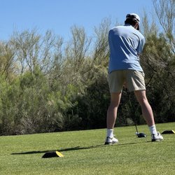 Legend Trail Golf Club - My son on the range