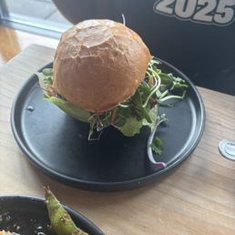 Lion's Mane Mushroom Burger Lion's Mane Mushroom Burger