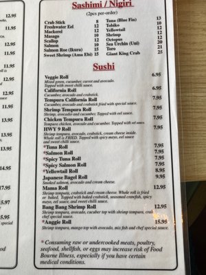 Menu photo 5 Konnichiwa Moore, SC