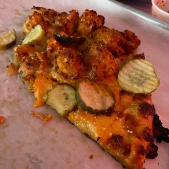 Saucy Brew Works - Buffalo Cauliflower Pizza - Coffee & Tea Near Me - Columbus, Ohio Saucy Brew Works - Buffalo Cauliflower Pizza - Coffee & Tea Near Me - Columbus, Ohio