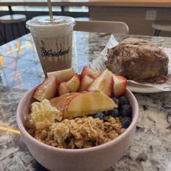 The Newstand - Morning Yogurt & Fruit, Sticky Bun & Paper Route - Coffee & Tea Near Me - San Antonio, Texas