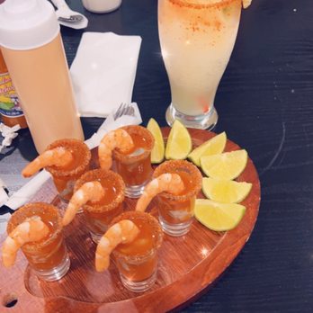 Mariscos Zamudio - Oysters shots - Seafood Near Me - Covina, California Mariscos Zamudio - Oysters shots - Seafood Near Me - Covina, California