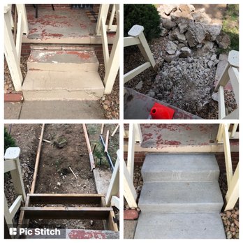 Gregorio Arevalo Landscaping - Front Steps. Before. During. After. - Landscaping Near Me Gregorio Arevalo Landscaping - Front Steps. Before. During. After. - Landscaping Near Me