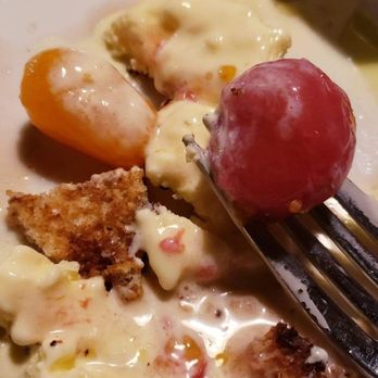Nowhere a Restaurant - Something I've never tasted before in my life!  Cheese ice cream and savoury peeled tomatoes on toasted sweet bread. - Seafood Near Me - Victoria, British Columbia