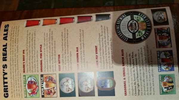Menu photo 3 Gritty McDuff's Brew Pub Auburn, ME Menu photo 3 Gritty McDuff's Brew Pub Auburn, ME