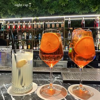 Ammalia Restaurant and Lounge - Moscow mule with fresh ginger and Aperol spritzes - Restaurants Near Me - Florence, FI