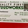 Photo of Quality First Woodworks