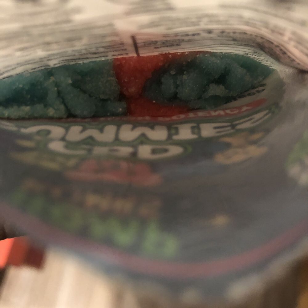 Melted gummies - prior to purchase Melted gummies - prior to purchase