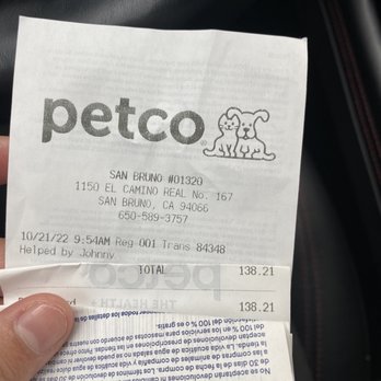Petco - Cashier name - Pet Stores Near Me - San Bruno, California