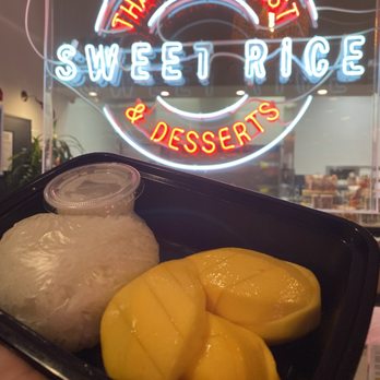 Sweet Rice - Mango sticky rice. Woooo! - Thai Near Me - Gardena, California Sweet Rice - Mango sticky rice. Woooo! - Thai Near Me - Gardena, California