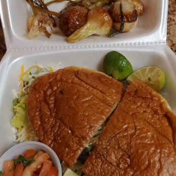 Maria's Taco Shop - Carna Asada Torta Supreme with Grilled Onions - Mexican Near Me - Modesto, California Maria's Taco Shop - Carna Asada Torta Supreme with Grilled Onions - Mexican Near Me - Modesto, California