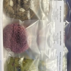Cookies by Jackie Chan - Sesame is the best one, then taro, lastly matcha